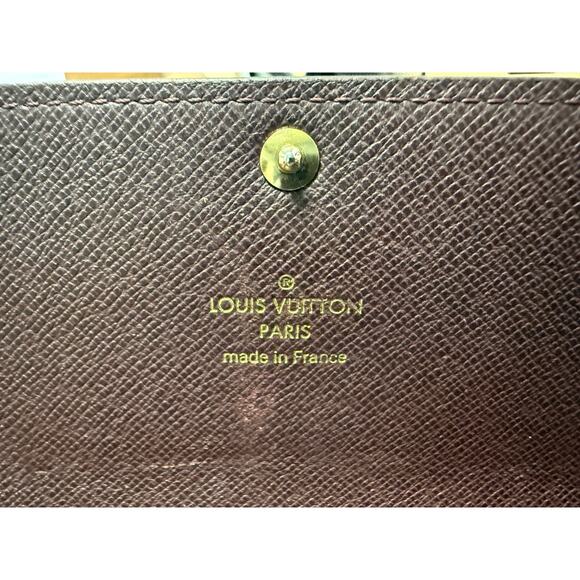 LOUIS VUITTON LV Monogram Mini Lin Portefeuille Sarah Long Chain Wallet | COA - Picture 8 of 15